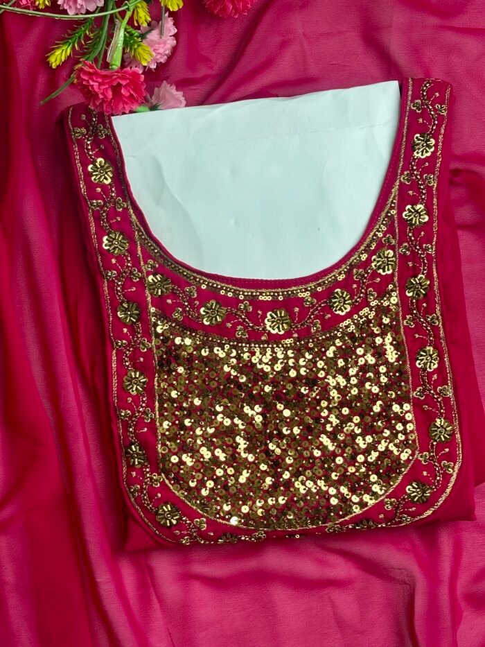 kurti with shawl - Image 2