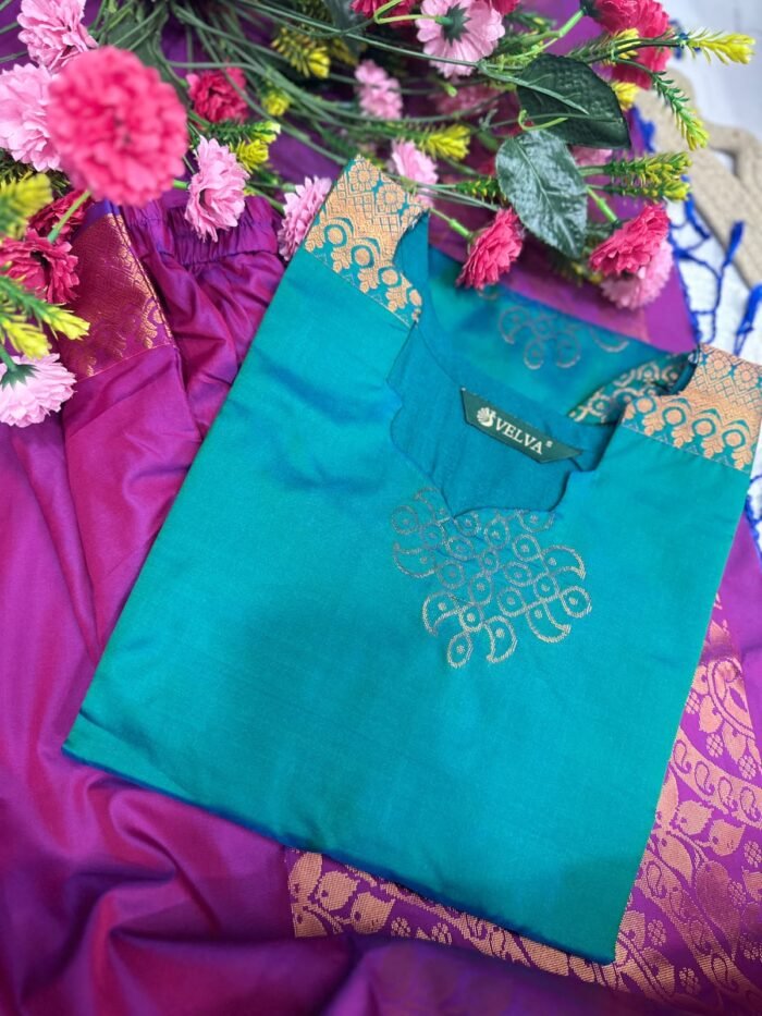 Soft silk kurti - Image 2